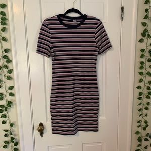 Striped t-shirt dress